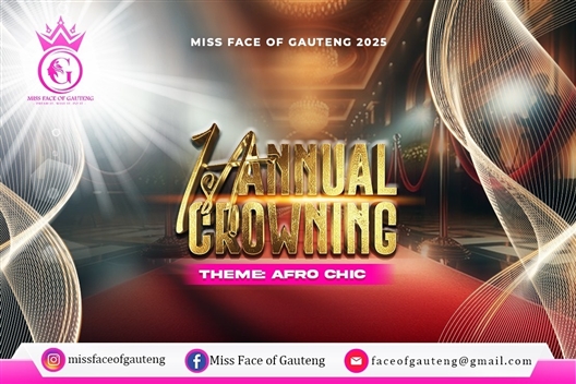 Miss Face of Gauteng 2025, 1st Annual Crowning
